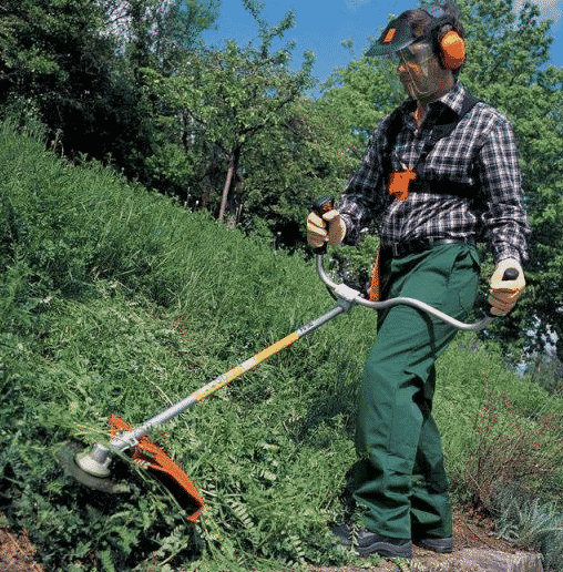 Обкатка мотокосы Stihl FS 250